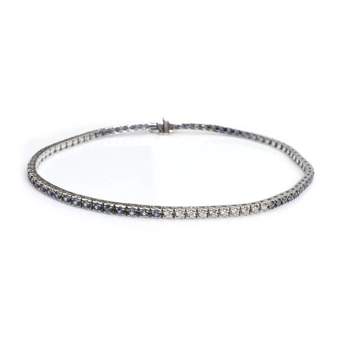 DAMIANI TIMELESS CLASSICO ICEBERG BRACELET K18WG: Damiani Timeless Classico Iceberg Bracelet K18WG Brand: Damiani Type: Bracelet Material: 18k White Gold, Main Stone/Creation Sapphire Secondary Stone: Diamond Color: White Gold Size: Size: Length: App