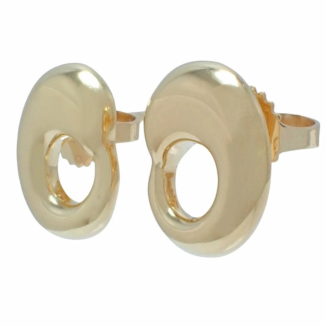 TIFFANY & CO. ETERNAL CIRCLE EARRINGS 18K YELLOW GOLD: Tiffany & Co. Eternal Circle Earrings 18K Yellow Gold Brand: Tiffany & Co. Type: Earrings Material: 18k Yellow Gold, Color: Yellow Gold Size: Overall Length: 0.47 in (1.2 cm) Top Height: 0.47 in (1.2 