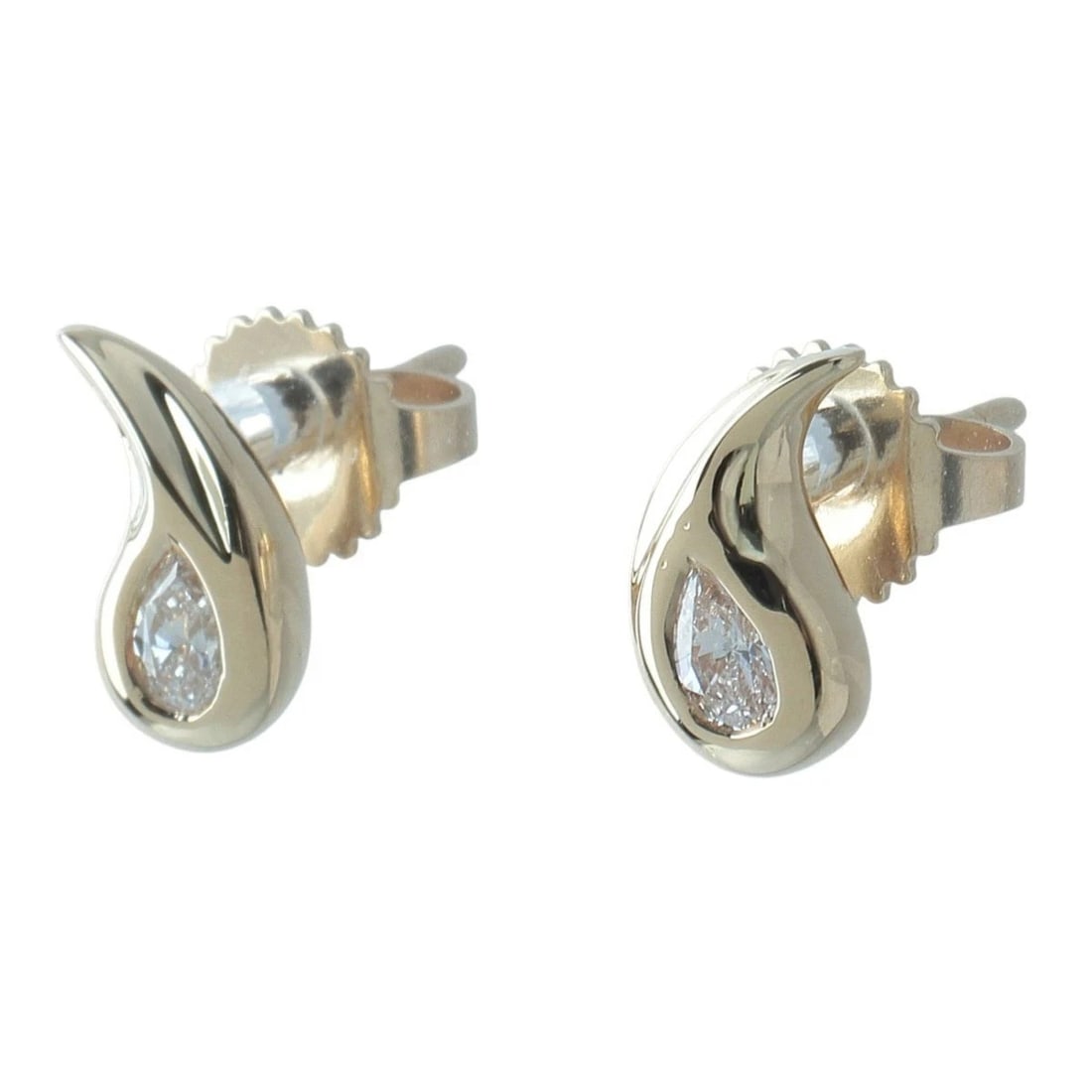 TIFFANY & CO. DROP EARRINGS 18K YELLOW GOLD: Tiffany & Co. Drop Earrings 18K Yellow Gold Brand: Tiffany & Co. Type: Earrings Material: 18k Yellow Gold, Main Stone/Creation Natural Color: Yellow Gold Size: Length: Approx. 0.38 inches (9.6 mm) Wid
