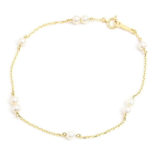 MIKIMOTO BRACELET 18K YELLOW GOLD: MIKIMOTO Bracelet 18K Yellow Gold Brand: Mikimoto Type: Bracelet Material: 18k Yellow Gold, Main Stone/Creation Pearl Color: Yellow Gold Size: Bracelet Length: Fits wrist up to approx. 6.7 inches (17 