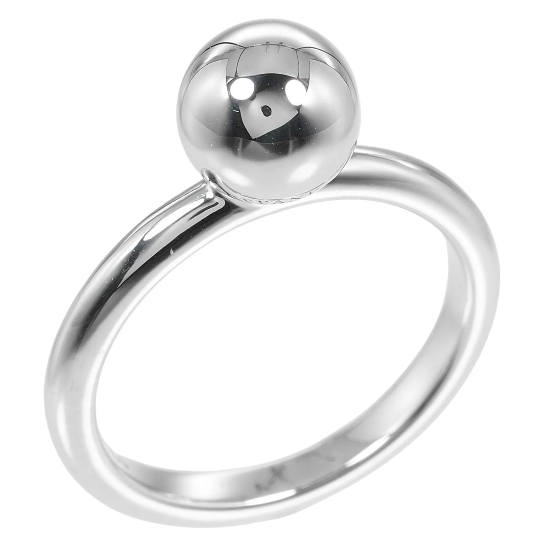 TIFFANY& CO.BALL RING SILVER 925: Tiffany& Co.Ball Ring Silver 925 Brand: Tiffany & Co. Type: Ring Material: Sterling Silver 925, Color: Silver Size: US : 5.5 Accessories: None Accessories Notice: When purchasing pre-owned