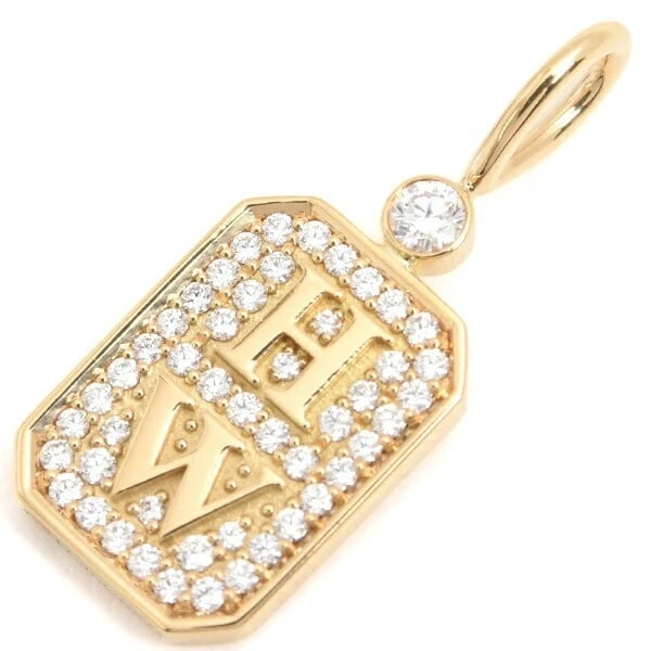 HARRY WINSTON PENDANT 18K YELLOW GOLD: Harry Winston Pendant 18K Yellow Gold Brand: Harry Winston Type: Pendant Material: 18k Yellow Gold, Main Stone/Creation Natural Color: Yellow Gold Size: Approx. W0.40" × H0.96" (10.1mm × 24.4mm)