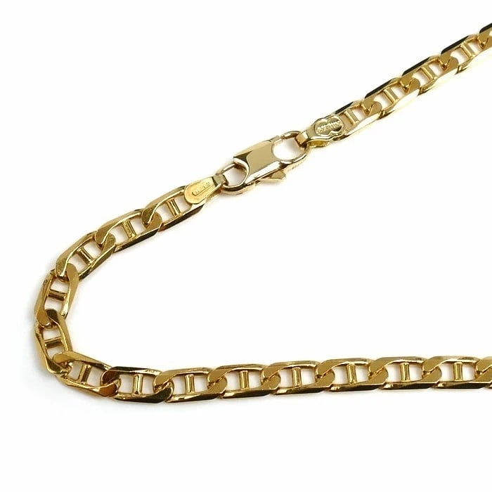 UNOAERRE 18K YELLOW GOLD NECKLACE: UNOAERRE 18K Yellow Gold Necklace Brand: UNOAERRE Type: Necklace Material: 18k Yellow Gold, Color: Yellow Gold Size: Length: 60 cm / 23.6 in Chain Width: Approx. 4.0 mm / 0.16 in Chain Thickness:
