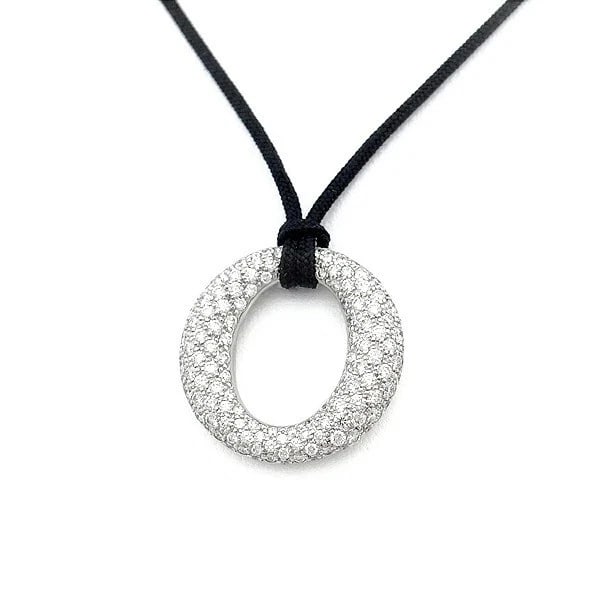TIFFANY & CO. PENDANT NECKLACE 24MM PT950: Tiffany & Co. Pendant Necklace 24mm Pt950 Brand: Tiffany & Co. Type: Necklace Material: Platinum950, Main Stone/Creation Natural Color: Platinum Size: 16.54 in (42 cm) Accessories: None Ac