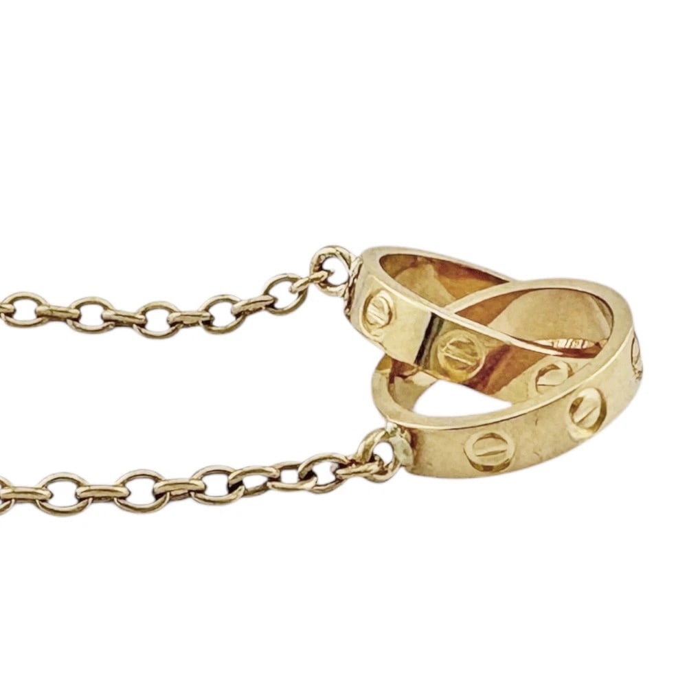 CARTIER NECKLACE K18 YELLOW GOLD: CARTIER Necklace K18 yellow gold Brand: CARTIER Type: Necklace Material: 18k Yellow Gold, Color: Gold Size: (CM) Total Length:46cm The total length is including the top Chain width:1.5mm Top:W23.5mm x