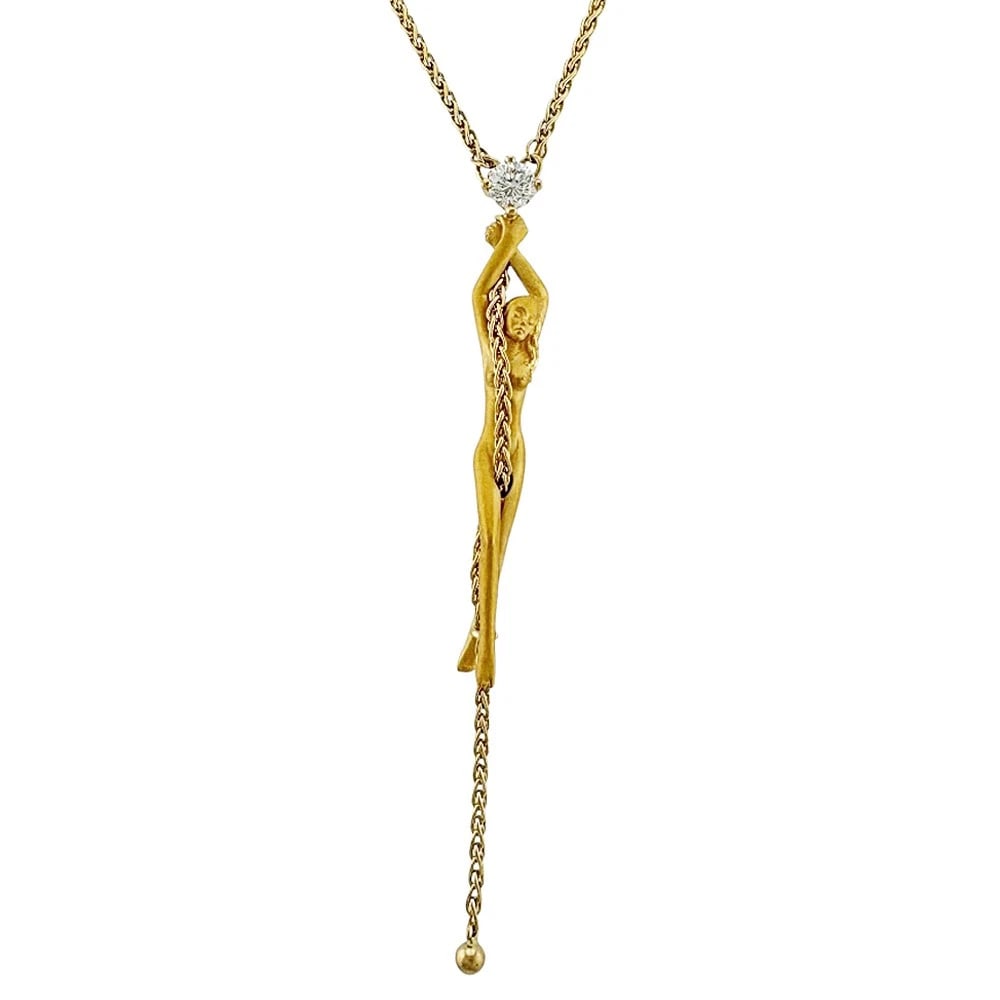 CARRERA Y CARRERA NECKLACE K18 YELLOW: Carrera y Carrera Necklace K18 yellow Brand: Carrera y Carrera Type: Necklace Material: 18k Yellow Gold, Main Stone/Creation Natural Color: gold Size: (CM) Total Length:50cm The total length is