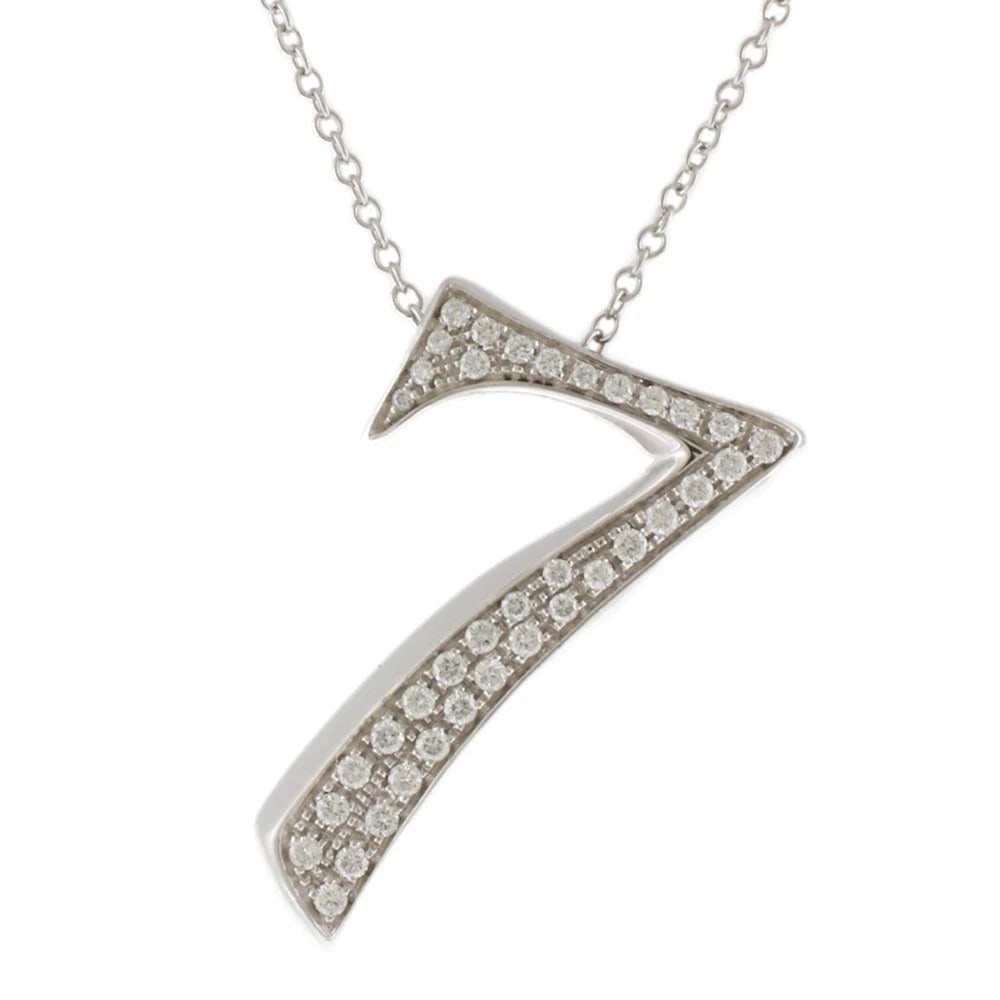 FRANCK MULLER NECKLACE K18 WHITE GOLD: FRANCK MULLER Necklace K18 white gold Brand: FRANCK MULLER Type: Necklace Material: K18 white gold, Main Stone/Creation Natural Color: Silver Size: (CM) Total Length:45cm Chain width:1.0mm