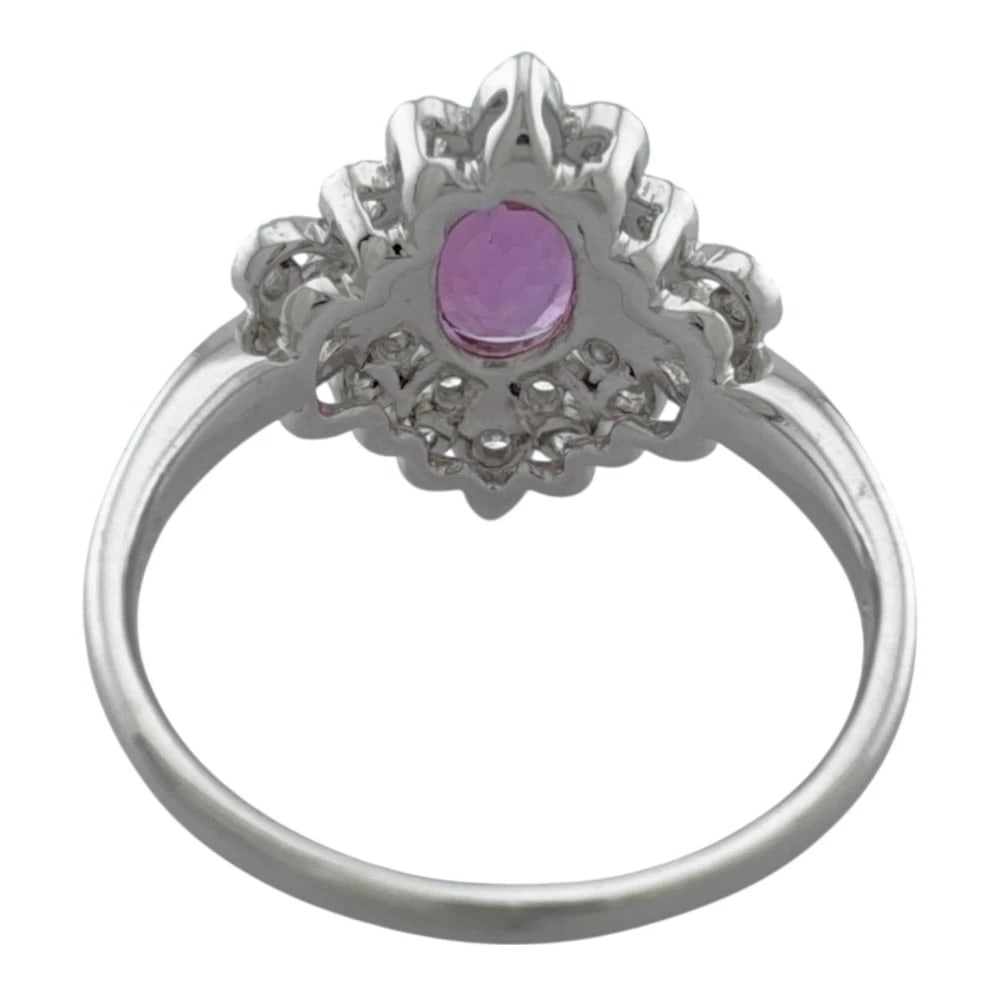 RING PT900PLATINUM RUBY - 3