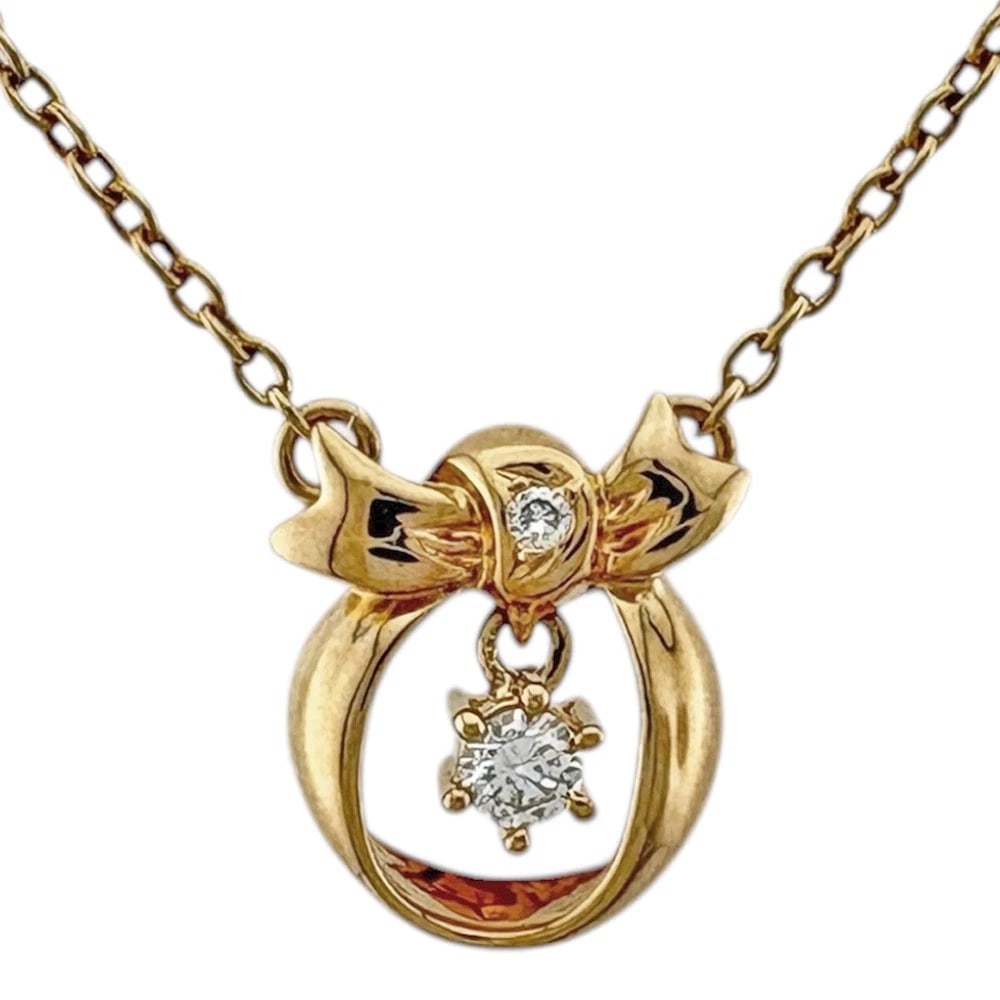 TASAKI NECKLACE K18 YELLOW GOLD DIAMOND: TASAKI Necklace K18 yellow gold diamond Brand: TASAKI Type: Necklace Material: K18 yellow gold, Main Stone/Creation Natural Color: gold Size: (CM) Total Length:40cm The total length is including the