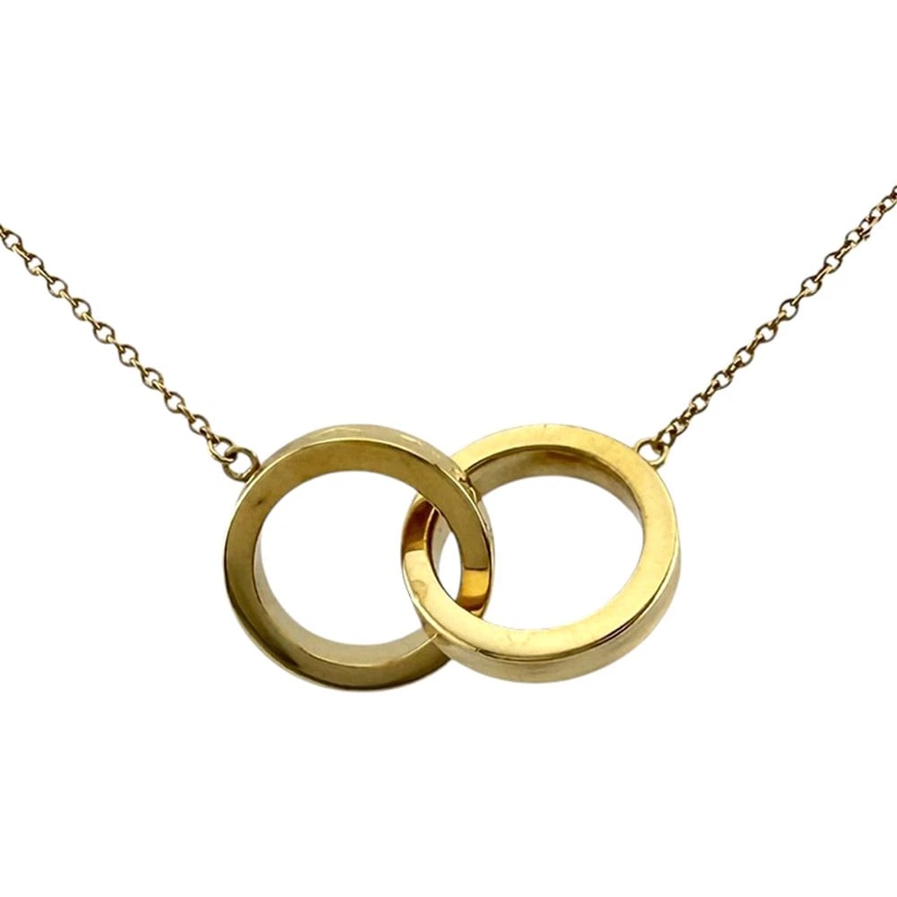 TIFFANY&CO. NECKLACE K18 YELLOW GOLD: TIFFANY&Co. Necklace K18 yellow gold Brand: Tiffany&co. Type: Necklace Material: K18 yellow gold, Color: gold Size: (CM) Total Length:40cm The total length is including the top Chain width:1.0mm Top:W