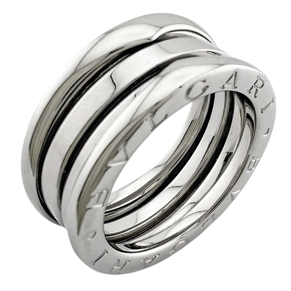 BVLGARI RINGK18 WHITE GOLD B-ZERO1.: BVLGARI RingK18 white gold B-zero1. Brand: BVLGARI Type: Ring Material: K18 white gold, Color: Silver Size: US 5 1/8 Accessories: None Accessories Notice: When purchasing pre-owned goods,