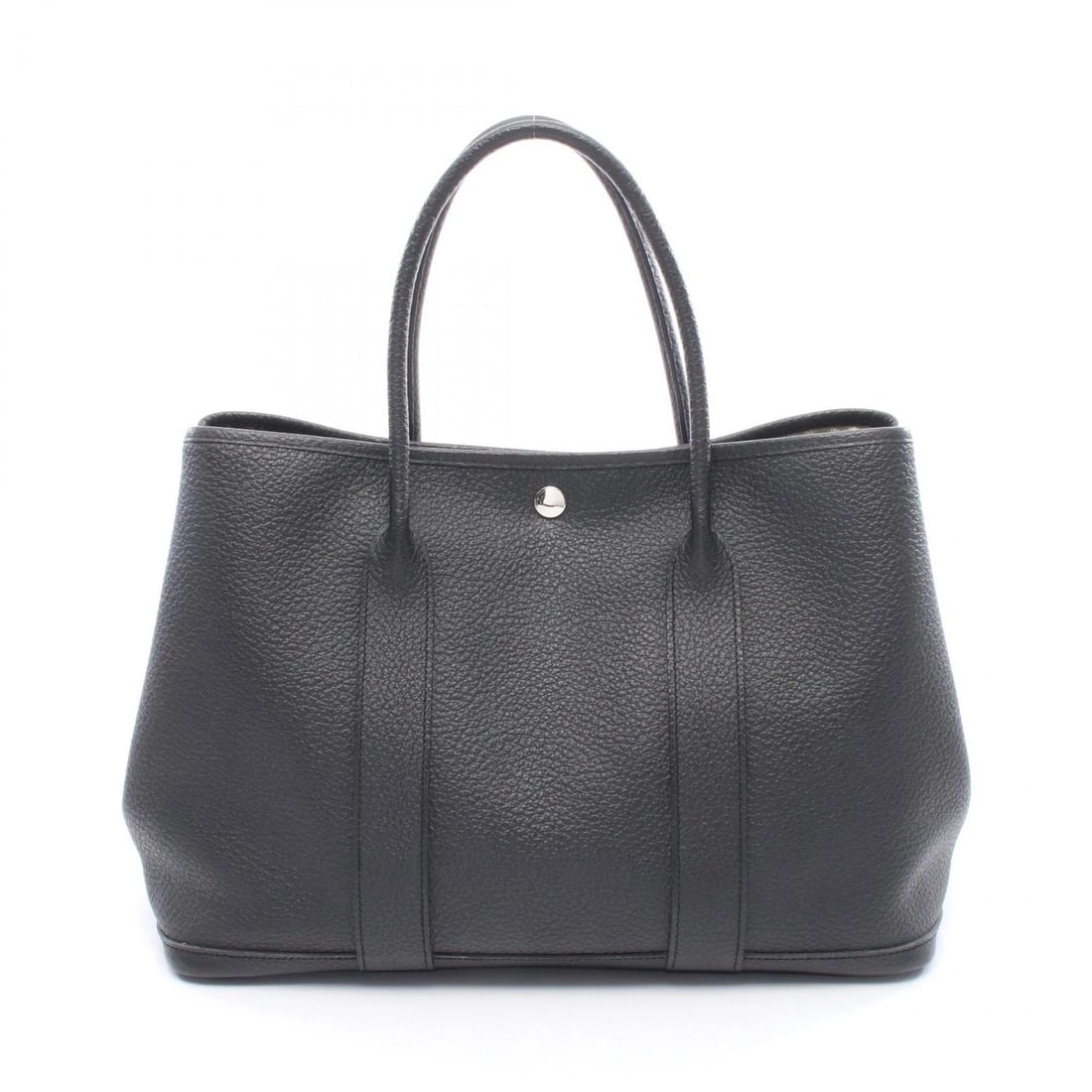 HERMES GARDEN PARTY PM TOTE HANDBAG: HERMES Garden Party PM Tote Handbag Brand: HERMES Type: Tote Bag Material: Country leather × leather × Country leather Color: Black??ish colors Size: H:25cm x W:36cm x D:17cm (H:9.8" x W:14.2" x D:6