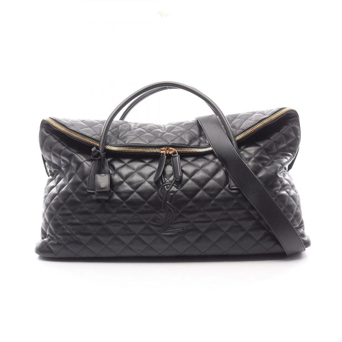 SAINT LAURENT PARIS ES GIANT TRAVEL DUFFEL BOSTON BAG: SAINT LAURENT PARIS ES Giant Travel Duffel Boston bag Brand: SAINT LAURENT PARIS Type: Boston bag Material: leather Color: Black??ish colors Size: H:31cm x W:58cm x D:19cm (H:12.2" x W:22.8" x D:7.5")
