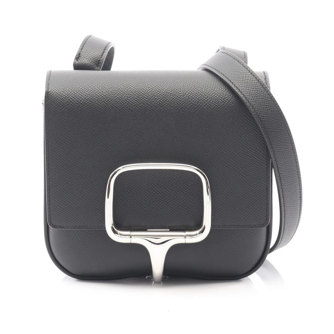 HERMES DELLA CAVALLERIA MINI SHOULDER CROSSBODY BAG: HERMES Della Cavalleria mini Shoulder Crossbody Bag Brand: HERMES Type: Shoulder Bag Material: Epsom × leather × Epsom Color: Black??ish colors Size: H:16cm x W:17cm x D:5cm (H:6.3" x W:6.7" x D:2.0