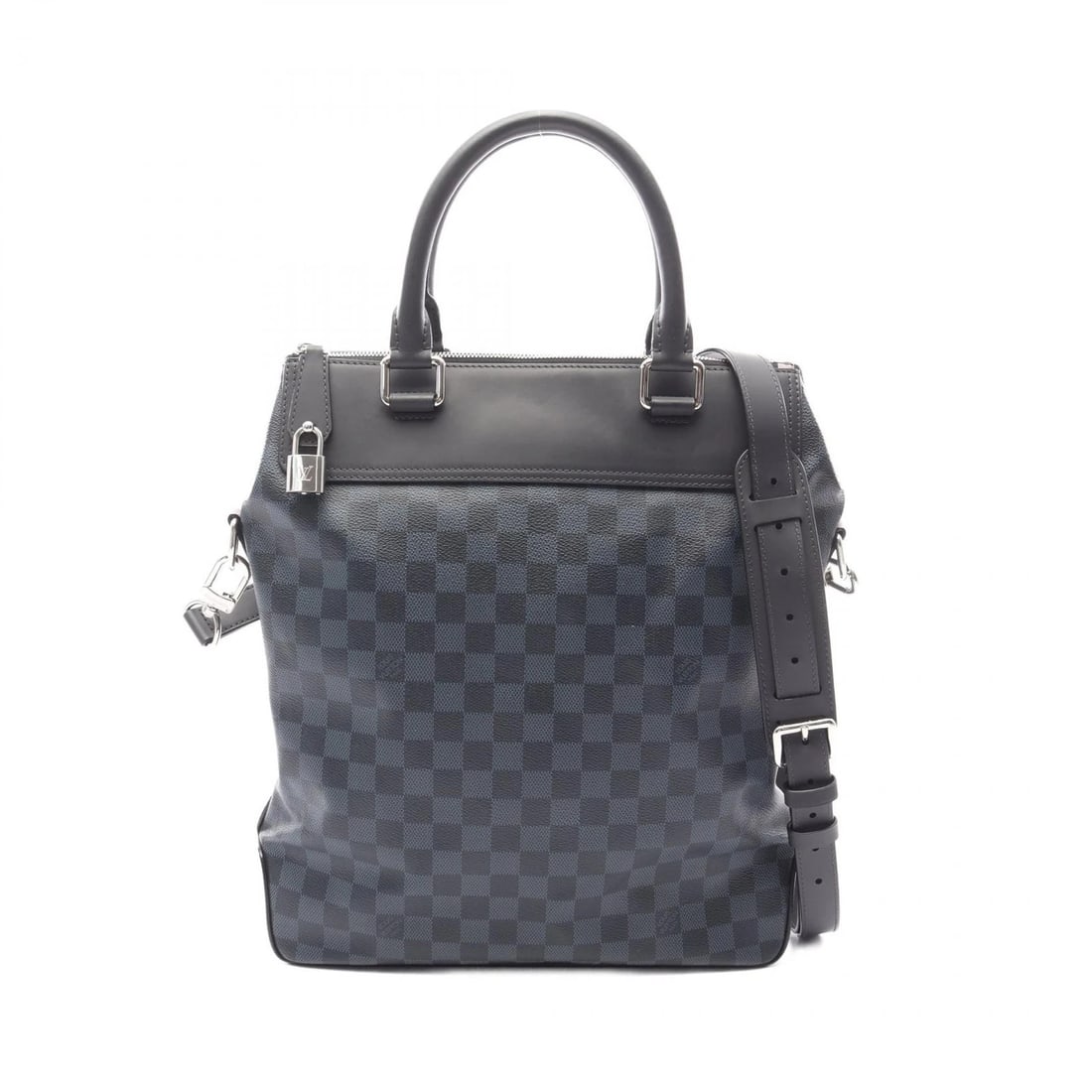 LOUIS VUITTON GREENWICH SHOULDER TOTE BAG: LOUIS VUITTON Greenwich Shoulder Tote Bag Brand: LOUIS VUITTON Type: Tote Bag Material: Damier?Cobalt × PVC coated canvas × leather Color: Black??ish colors × Blue??ish colors Size: H:37cm x W:31cm