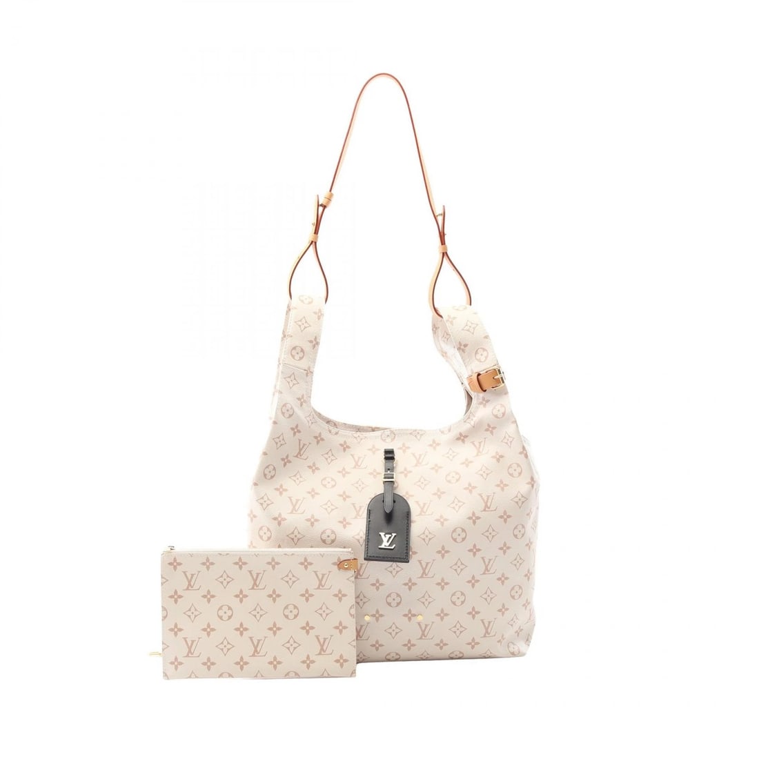 LOUIS VUITTON ATLANTIS GM TOTE BAG: LOUIS VUITTON Atlantis GM Tote Bag Brand: LOUIS VUITTON Type: Tote Bag Material: Monogram × PVC coated canvas Color: White??ish colors × Brown??ish colors Size: H:34cm x W:35cm x D:13.5cm (H:13.4" x