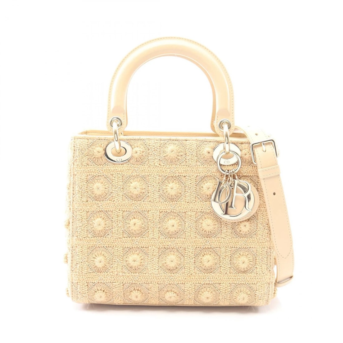 CHRISTIAN DIOR SHOULDER CROSSBODY HANDBAG: Christian Dior shoulder crossbody Handbag Brand: Dior Type: Handbag Material: canvas × leather Color: Beige??ish colors Size: H:20cm x W:24cm x D:11cm (H:7.9" x W:9.4" x D:4.3") Handle?34cm(13.4")