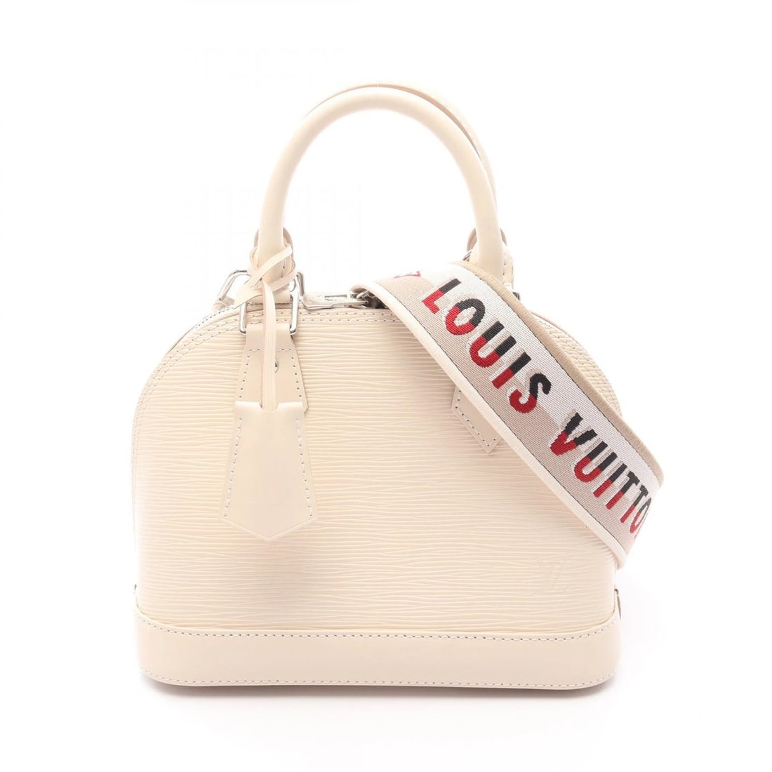 LOUIS VUITTON ALMA BB SHOULDER HANDBAG: LOUIS VUITTON Alma BB Shoulder Handbag Brand: LOUIS VUITTON Type: Handbag Material: Epi × leather Color: Quartz / Beige??ish colors Size: H:17.5cm x W:23.5cm x D:11.5cm (H:6.9" x W:9.3" x D:4.5") Han