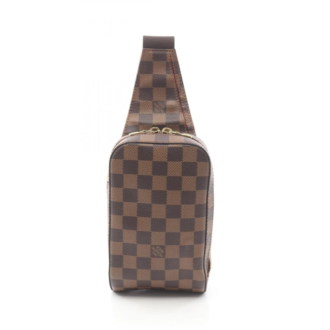 LOUIS VUITTON GERONIMOS WAIST CROSSBODY BAG: LOUIS VUITTON Geronimos Waist Crossbody Bag Brand: LOUIS VUITTON Type: Waist bag Body bag Material: Damier × PVC coated canvas Color: Ebene / Brown??ish colors Size: H:19cm x W:11.5cm x D:5cm (H:7.5"
