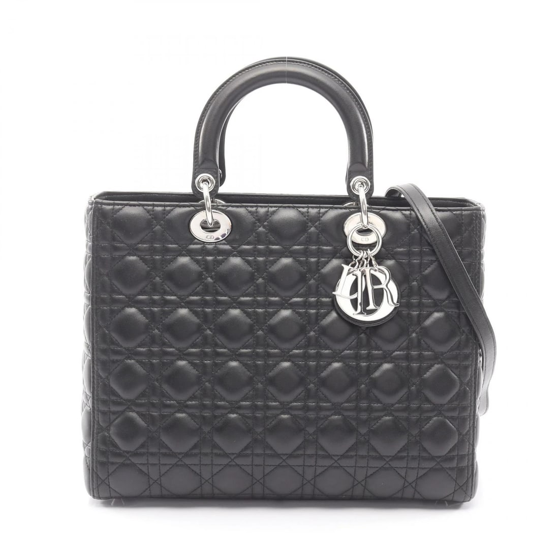 CHRISTIAN DIOR CANNAGE 2WAY SHOULDER HANDBAG (1 of 4)