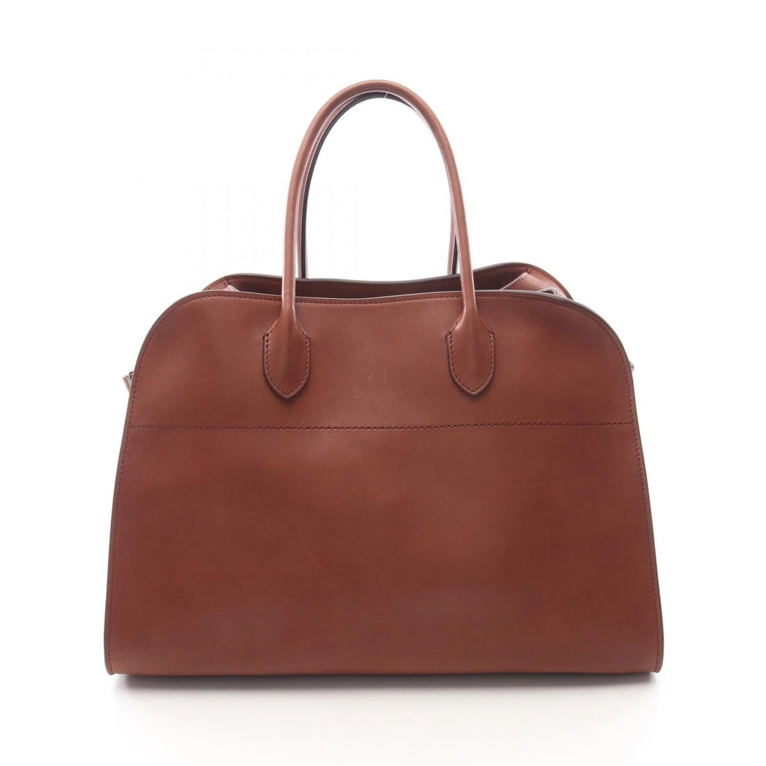 THE ROW SOFT MARGAUX 15 HANDBAG: THE ROW SOFT MARGAUX 15 Handbag Brand: THE ROW Type: Handbag Material: leather Color: Brown??ish colors Size: H:26cm x W:39.5cm x D:20cm (H:10.2" x W:15.6" x D:7.9") Handle?40cm(15.7") Accessories