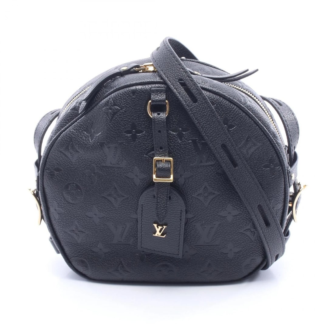 LOUIS VUITTON BOITE CHAPEAU SOUPRE MM SHOULDER BAG: LOUIS VUITTON Boite Chapeau Soupre MM Shoulder Bag Brand: LOUIS VUITTON Type: Shoulder Bag Material: Monogram empreinte × leather Color: Black / Black??ish colors Size: H:20cm x W:14cm x D:7cm (H:7.9
