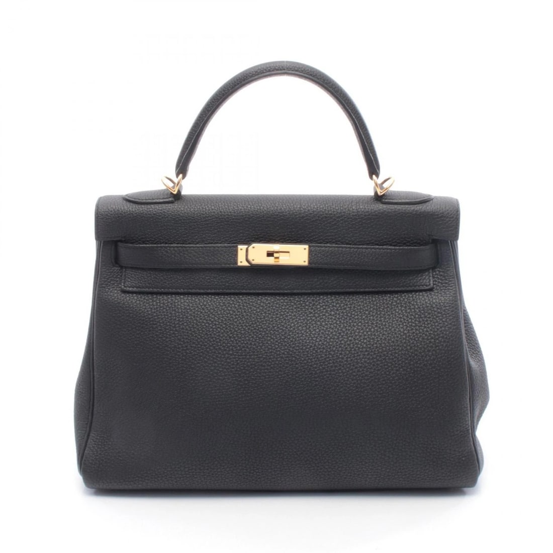 HERMES KELLY 32 SHOULDER HANDBAG TOGO LEATHER: HERMES Kelly 32 Shoulder Handbag Togo leather Brand: HERMES Type: Handbag Material: Togo leather × leather × Togo leather Color: Black??ish colors Size: (H:9.1" x W:12.6" x D:4.7") Accessories: No