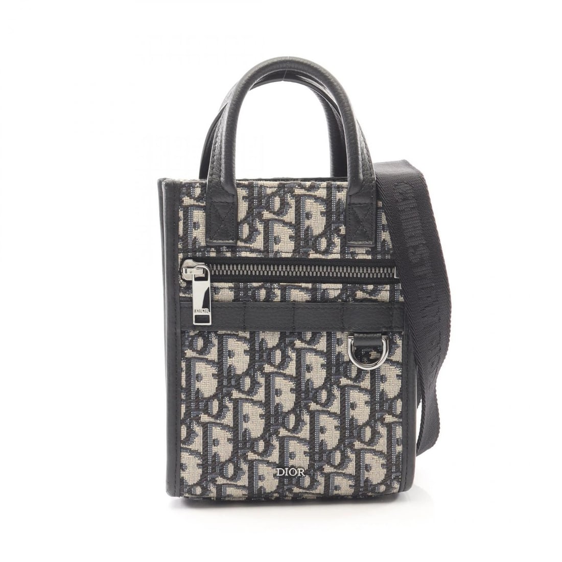 CHRISTIAN DIOR SAFARI NORTH-SOUTH OBLIQUE MINI CROSSBODY HANDBAG: Christian Dior Safari North-South Oblique Mini crossbody Handbag Brand: Christian Dior Type: Handbag Material: canvas × leather Color: Beige??ish colors × Black??ish colors Size: (H:6.7" x W:5.5" x 