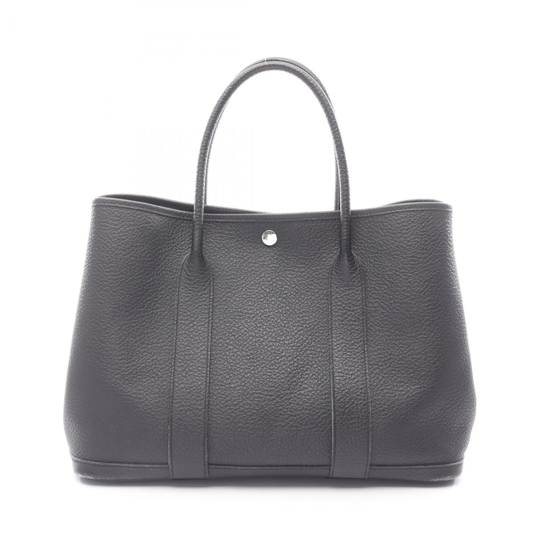 HERMES GARDEN PARTY PM TOTE HAND BAG: HERMES Garden party PM Tote hand Bag Brand: HERMES Type: Tote Bag Material: Vache leatherCountry leather × leather × Calfskin (cowhide) × Vache leatherCountry leather Color: Noir Black / Black??ish