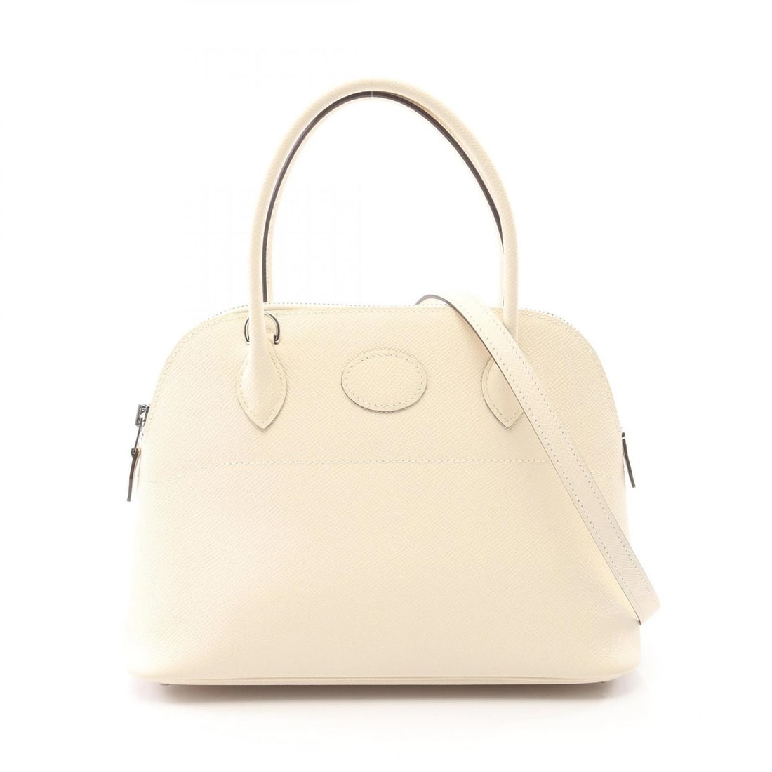 HERMES BOLIDE27 SHOULDER HANDBAG EPSOM LEATHER BEIGE: HERMES Bolide27 Shoulder Handbag Epsom leather Beige Brand: HERMES Type: Handbag Material: Epsom × leather Color: Nata / Beige??ish colors Size: (H:7.3" x W:10.2" x D:3.9") Accessories: None <