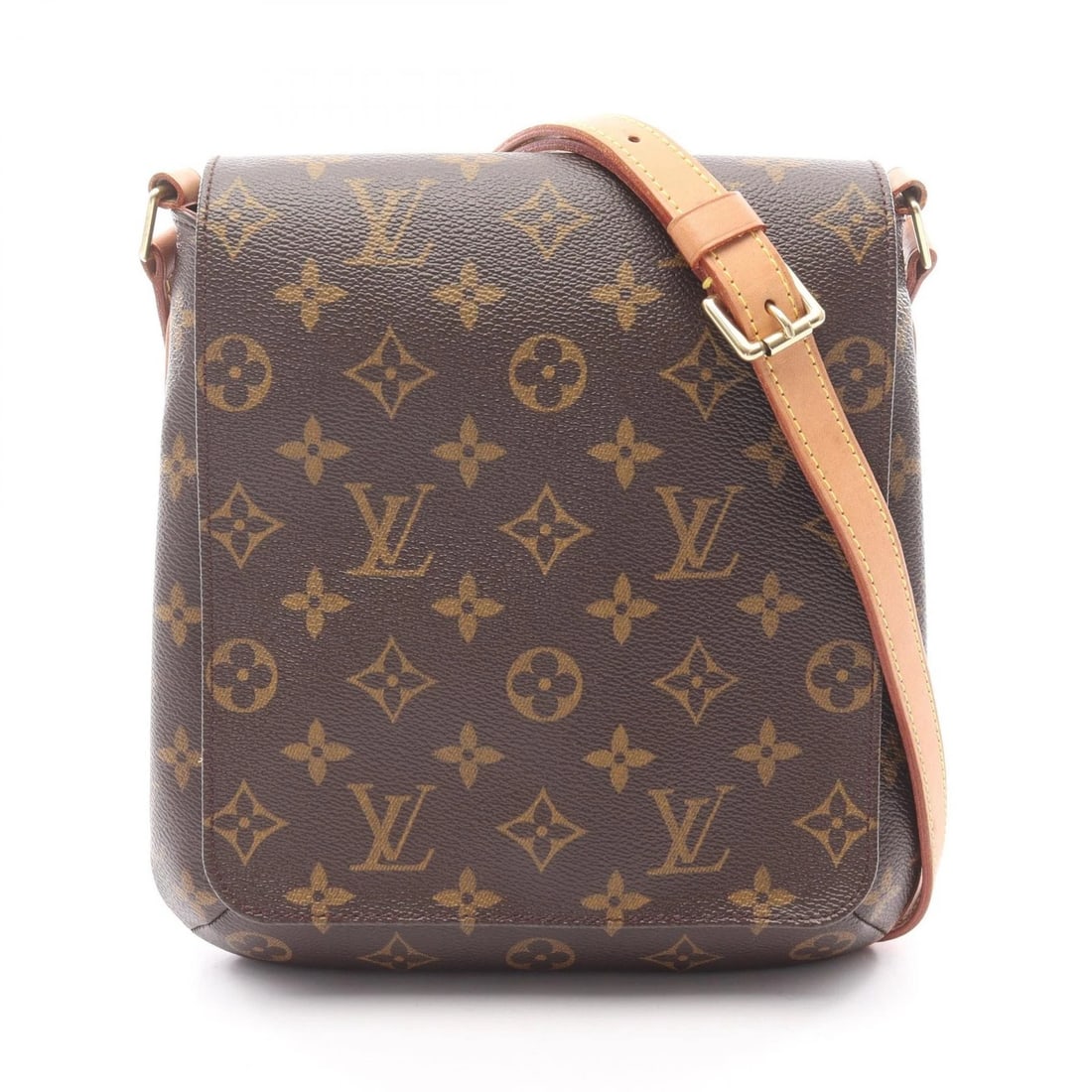 LOUIS VUITTON MUSTETTE SALSA LONG STRAP SHOULDER CROSSBODY BAG: LOUIS VUITTON Mustette Salsa Long Strap Shoulder crossbody Bag Brand: LOUIS VUITTON Type: Shoulder Bag Material: Monogram × PVC coated canvas × leather Color: Brown??ish colors Size: (H:9.4" x W:8.7