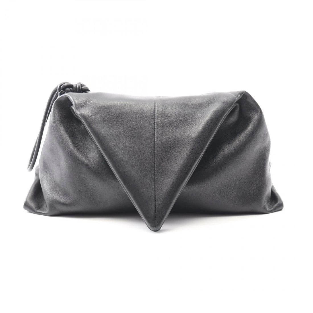 BOTTEGA VENETA TRIANGLE FLAP BUSINESS CLUTCH BAG: BOTTEGA VENETA Triangle Flap Business Clutch bag Brand: BOTTEGA VENETA Type: business bag clutch bag Material: leather Color: Black??ish colors Size: (H:7.1" x W:13.0" x D:3.9") Accessories: None