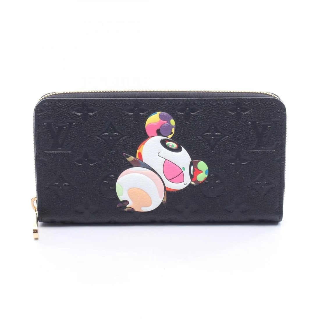 LOUIS VUITTON LV TM ZIPPY WALLET PANDA AROUND LONG PURSE: LOUIS VUITTON LV TM Zippy Wallet Panda Around long purse Brand: LOUIS VUITTON Type: Around long wallet Material: Monogram empreinte × leather Color: Black / Black??ish colors × Multicolor??ish color