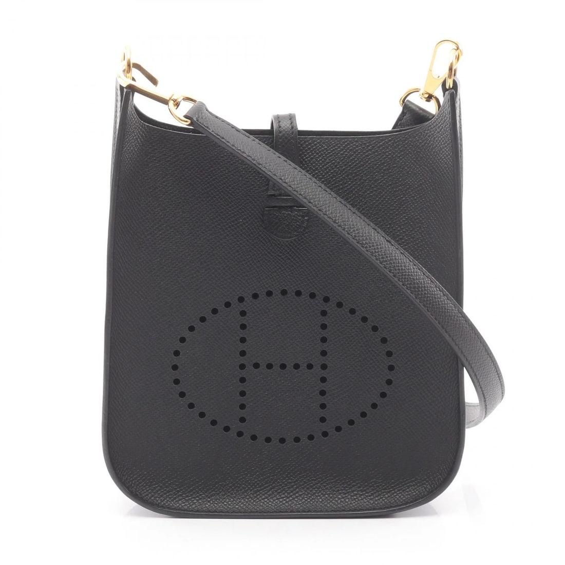 HERMES EVELYNE SELLIER 16 SHOULDER CROSSBODY BAG: HERMES Evelyne Sellier 16 Shoulder Crossbody Bag Brand: HERMES Type: Shoulder Bag Material: Epsom × leather × Epsom Color: Black??ish colors Size: (H:7.1" x W:6.5" x D:2.2") Accessories: None