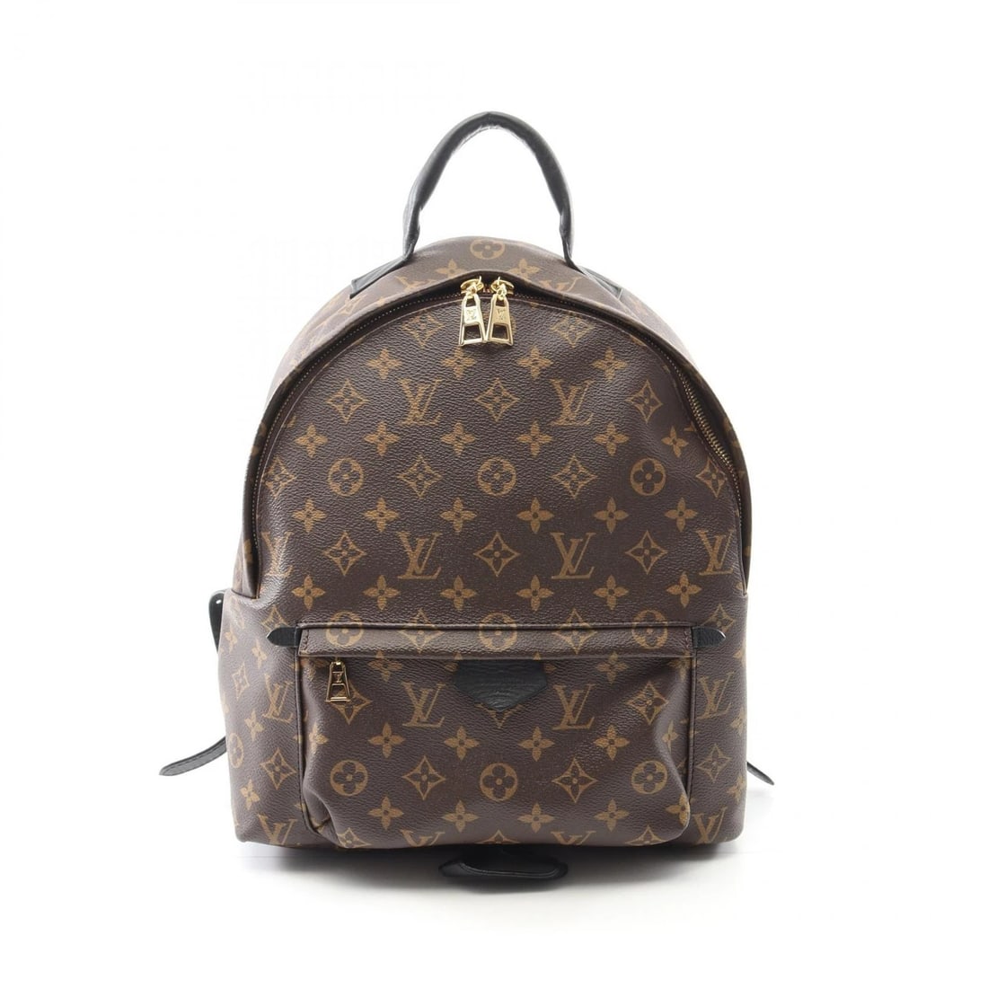 LOUIS VUITTON PALM SPRINGS MM BACKPACK BAG: LOUIS VUITTON Palm Springs MM Backpack Bag Brand: LOUIS VUITTON Type: Rucksack Backpack Material: Monogram × PVC coated canvas × leather Color: Brown??ish colors Size: (H:14.6" x W:11.4" x D:4.3")