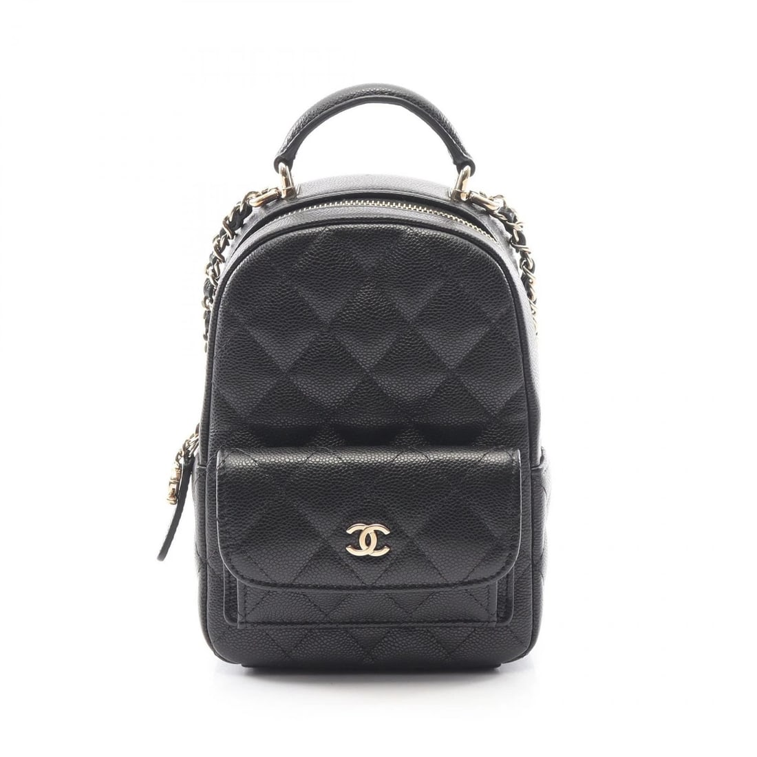 CHANEL MATELASSE RUCKSACK BACKPACK CHAIN SHOULDER: CHANEL Matelasse Rucksack Backpack chain shoulder Brand: CHANEL Type: Rucksack Backpack Material: leather × Calfskin (cowhide) Color: Black??ish colors Size: (H:7.1" x W:4.9" x D:2.8") Accessories