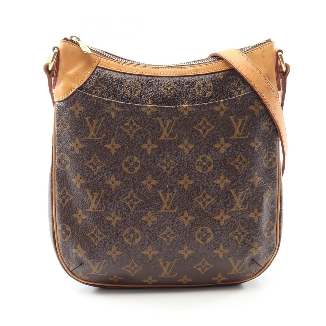 LOUIS VUITTON ODEON PM SHOULDER BAG: LOUIS VUITTON Odeon PM Shoulder Bag Brand: LOUIS VUITTON Type: Shoulder Bag Material: Monogram × PVC coated canvas × leather Color: Brown??ish colors Size: (H:10.6" x W:9.8" x D:1.6") Accessories: