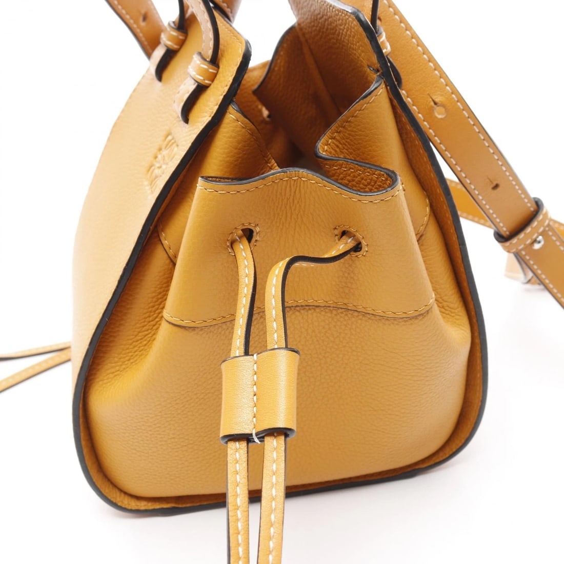 LOEWE MINI HAMMOCK DRAWSTRING SHOULDER HANDBAG - 3
