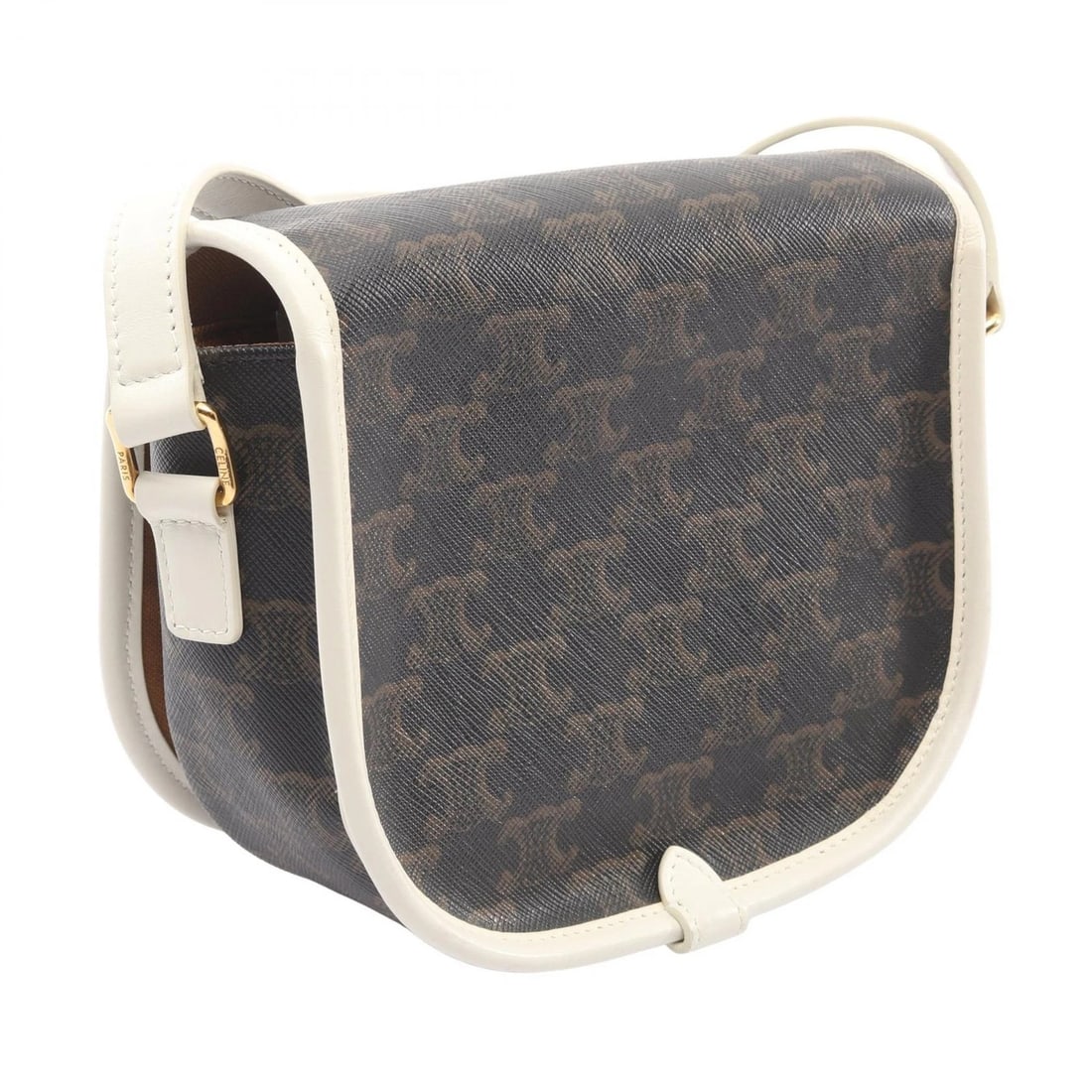 CELINE FOLCO MEDIUM TRIOMPHE SHOULDER BAG - 2