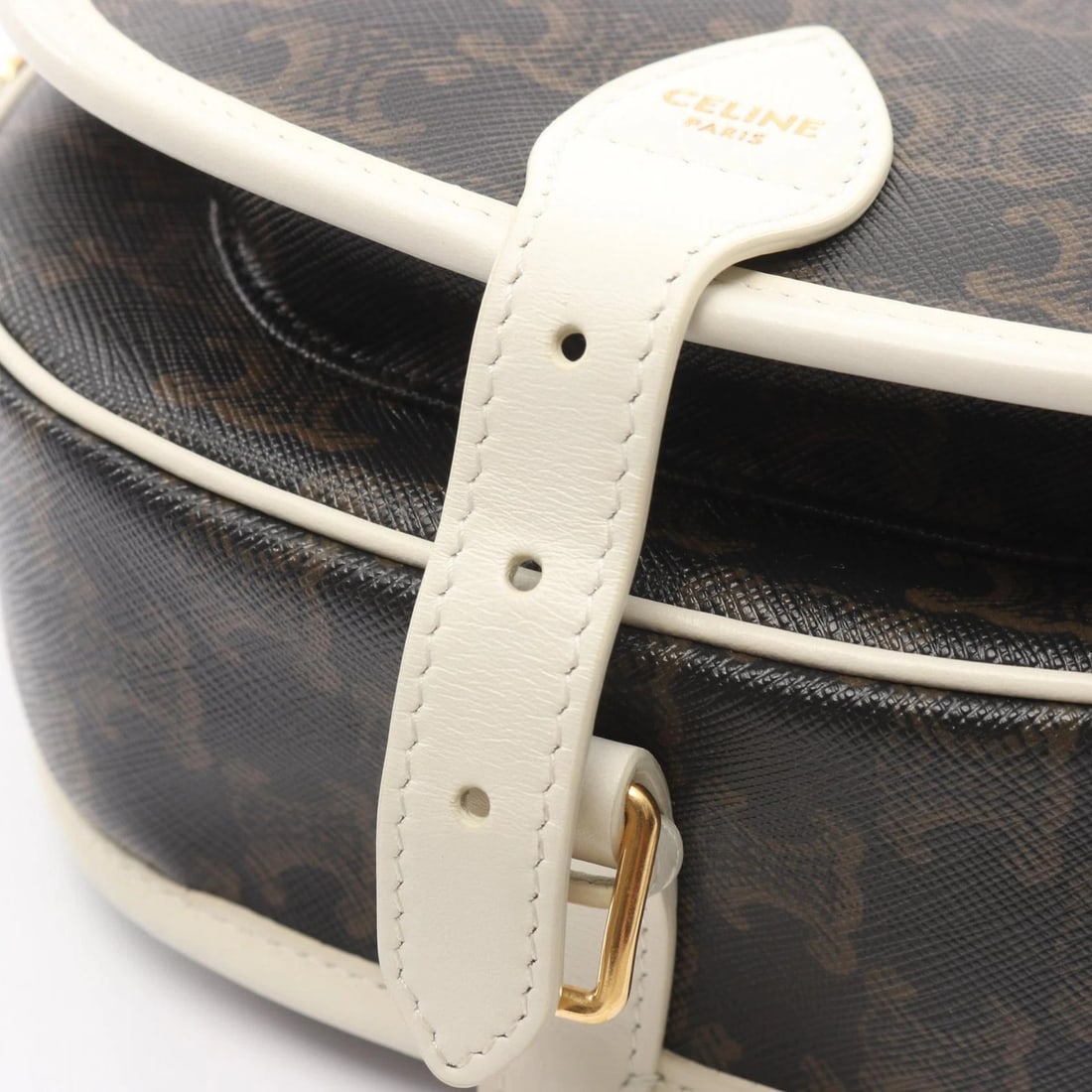 CELINE FOLCO MEDIUM TRIOMPHE SHOULDER BAG - 3