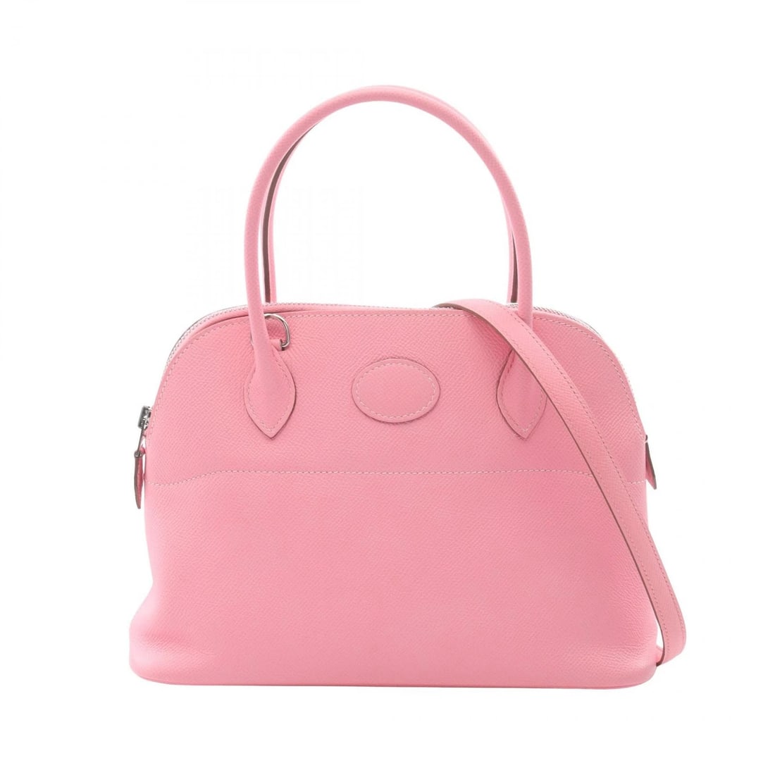 HERMES BOLIDE 27 SHOULDER HANDBAG: HERMES Bolide 27 shoulder Handbag Brand: HERMES Type: Handbag Material: Epsom × leather × Epsom Color: Rose confetti / Pink??ish colors Size: (H:7.3" x W:10.2" x D:3.9") Accessories: None