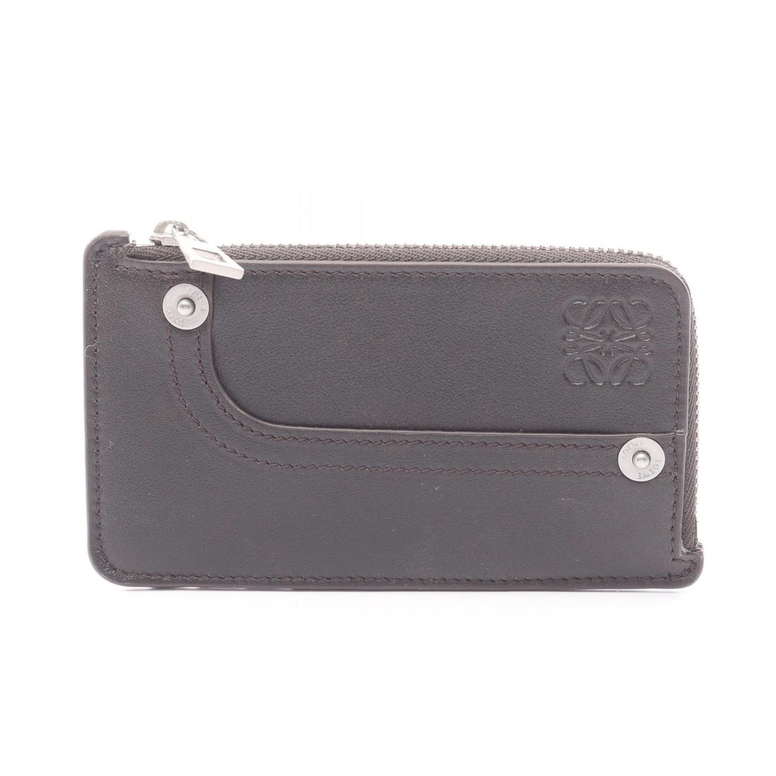 LOEWE PANTA COIN CARD HOLDER PURSE: LOEWE Panta Coin Card Holder Purse Brand: LOEWE Type: coin purse Material: leather Color: Brown??ish colors Size: (H:2.8" x W:5.1"x D:0.2) Accessories: None Accessories Notice: When purcha