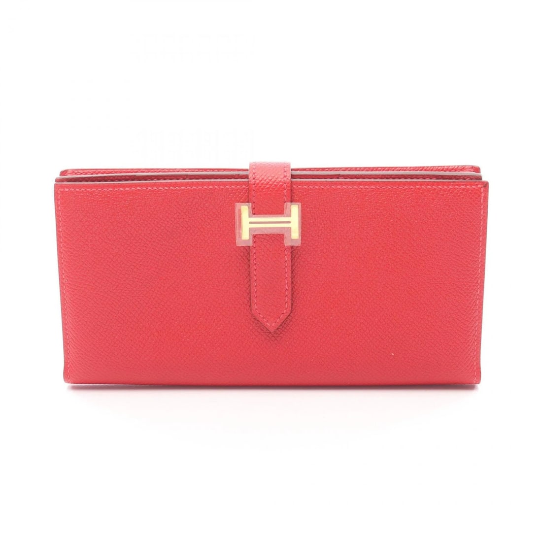HERMES BEARN SOUFFLET BIFOLD PURSE WALLET T EPSOM: HERMES Bearn Soufflet Bifold purse wallet T Epsom Brand: HERMES Type: Bifoldpurse Material: Epsom × leather × Calfskin (cowhide) × Epsom Color: Rouge casaque / Red??ish colors Size: (H:3.5" x W:6.9