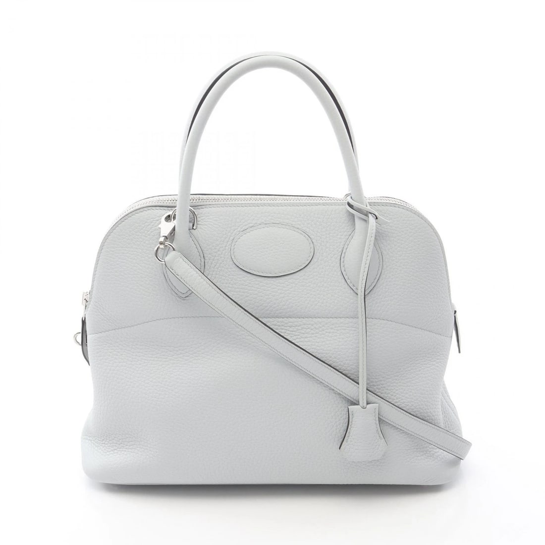 HERMES BOLIDE 31 SHOUDLER HANDBAG CLEMENCE LEATHER: HERMES Bolide 31 Shoudler Handbag Clemence leather Brand: HERMES Type: Handbag Material: Taurillon Clemence × leather × Taurillon Clemence Color: Blue glacier / Blue??ish colors Size: (H:9.4" x