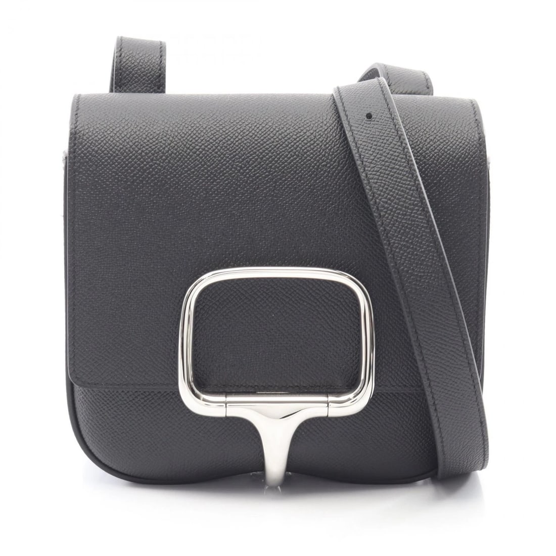 HERMES DELLA CAVALLERIA MINI SHOULDER BAG: HERMES Della cavalleria mini Shoulder Bag Brand: HERMES Type: Shoulder Bag Material: Epsom × leather Color: Black??ish colors Size: (H:6.3" x W:6.7" x D:2.0") Accessories: None Accessories