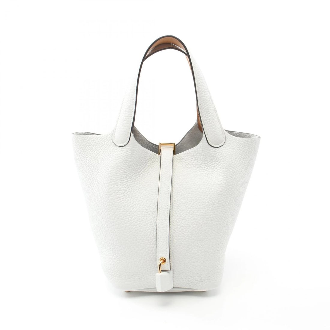 HERMES PICOTIN LOCK PM ECLAT HANDBAG CLEMENCE: HERMES Picotin Lock PM Eclat Handbag Clemence Brand: HERMES Type: Handbag Material: Taurillon Clemence × leather × Taurillon Clemence Color: New White / White??ish colors × New White Sesame??ish co