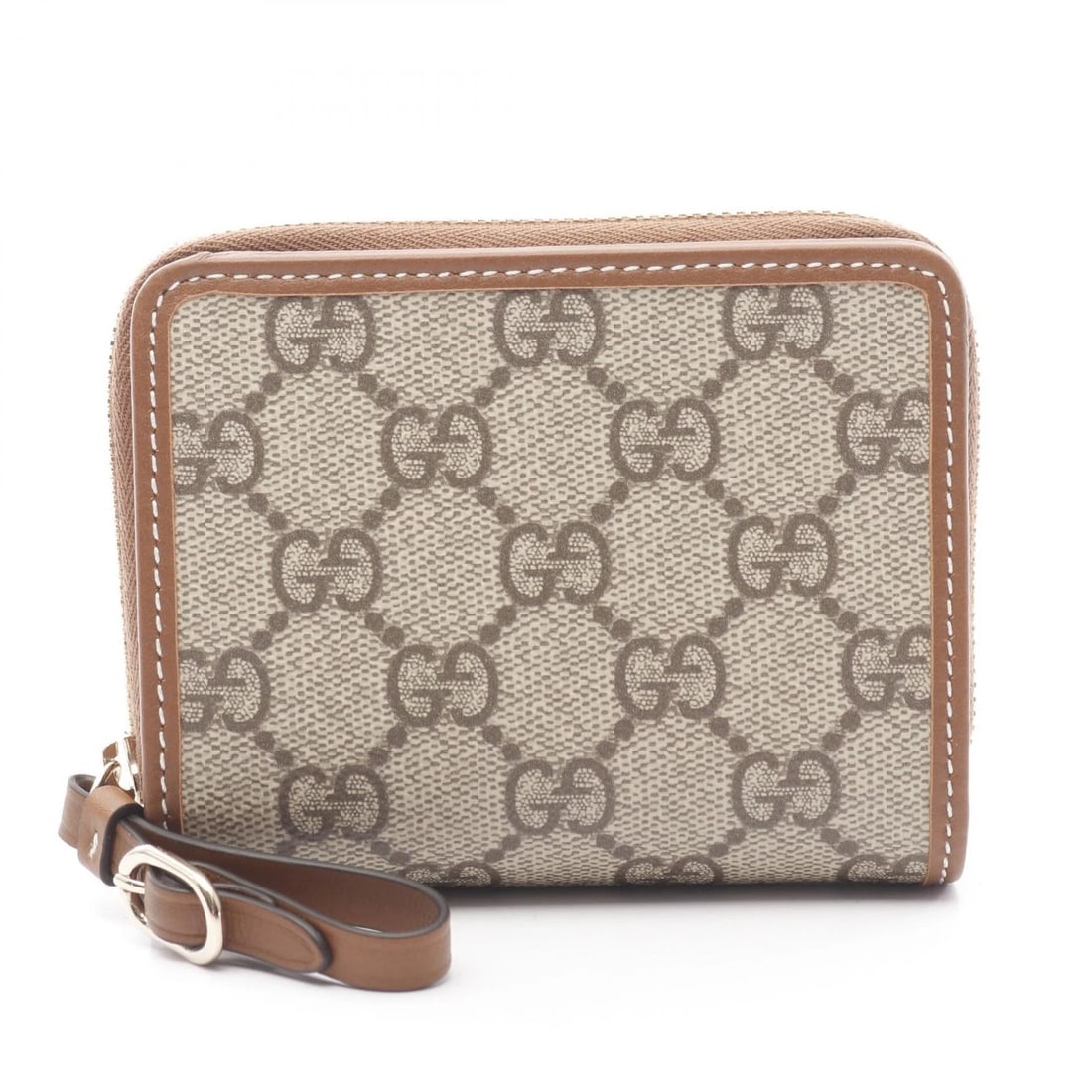 GUCCI GG EMBLEM ZIP MINI WALLET BI-FOLD PURSE (1 of 2)