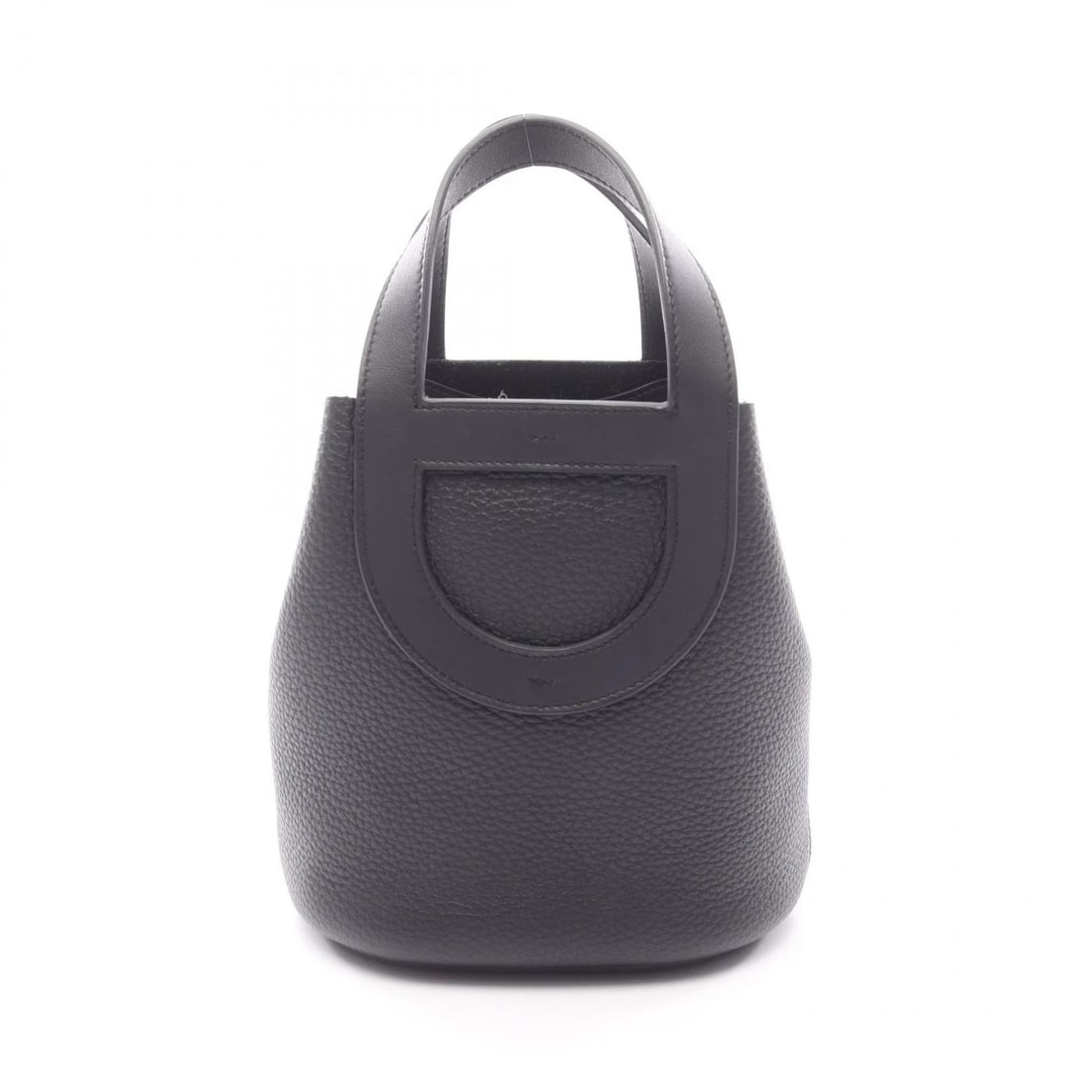HERMES IN THE LOOP 18 BUCKET TOTE HANDBAG: HERMES In The Loop 18 Bucket Tote Handbag Brand: HERMES Type: Handbag Material: Taurillon Clemence × leather × Taurillon Clemence Color: Black??ish colors Size: (H:7.9" x W:7.1" x D:4.7") Accessor