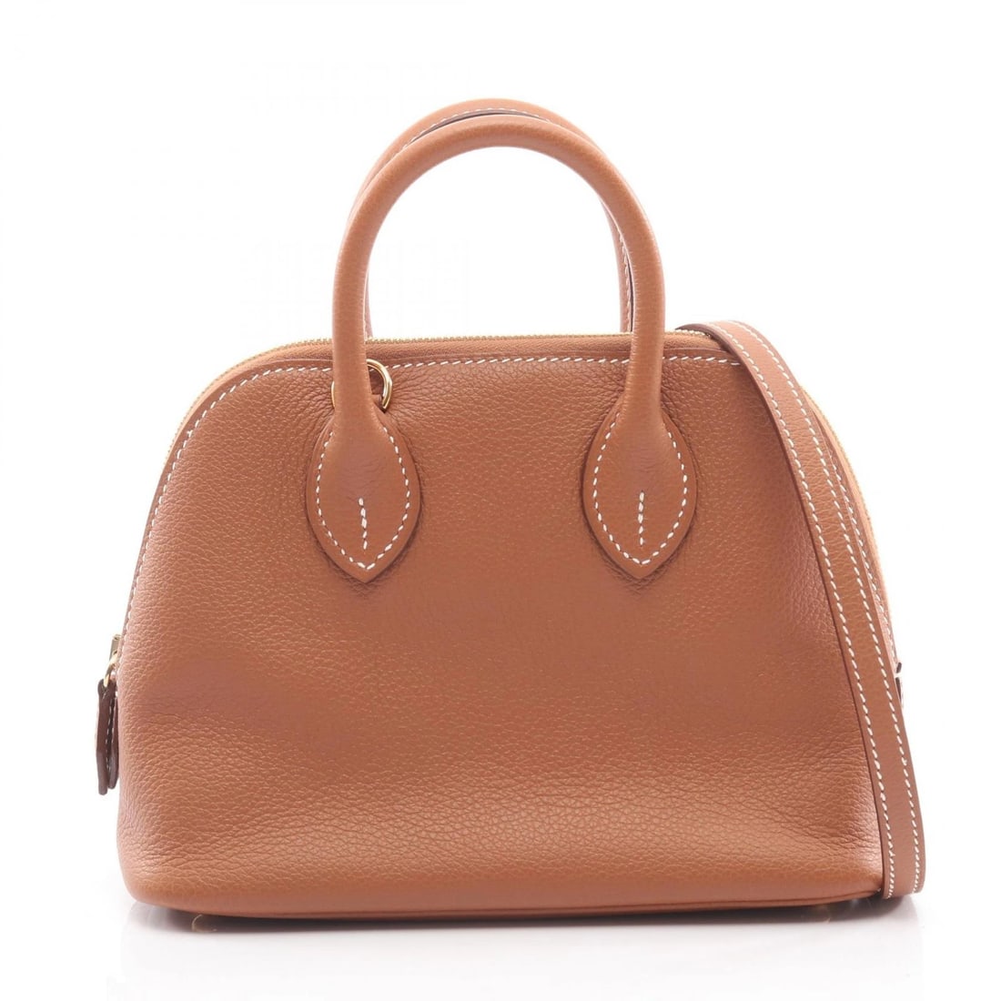 HERMES BOLIDE1923 MINI SHOULDER HANDBAG EVERCOLOR: HERMES Bolide1923 Mini Shoulder Handbag Evercolor Brand: HERMES Type: Handbag Material: Evercolor leather × leather Color: Gold / Brown??ish colors Size: (H:5.3" x W:6.9" x D:3.0") Accessories: No
