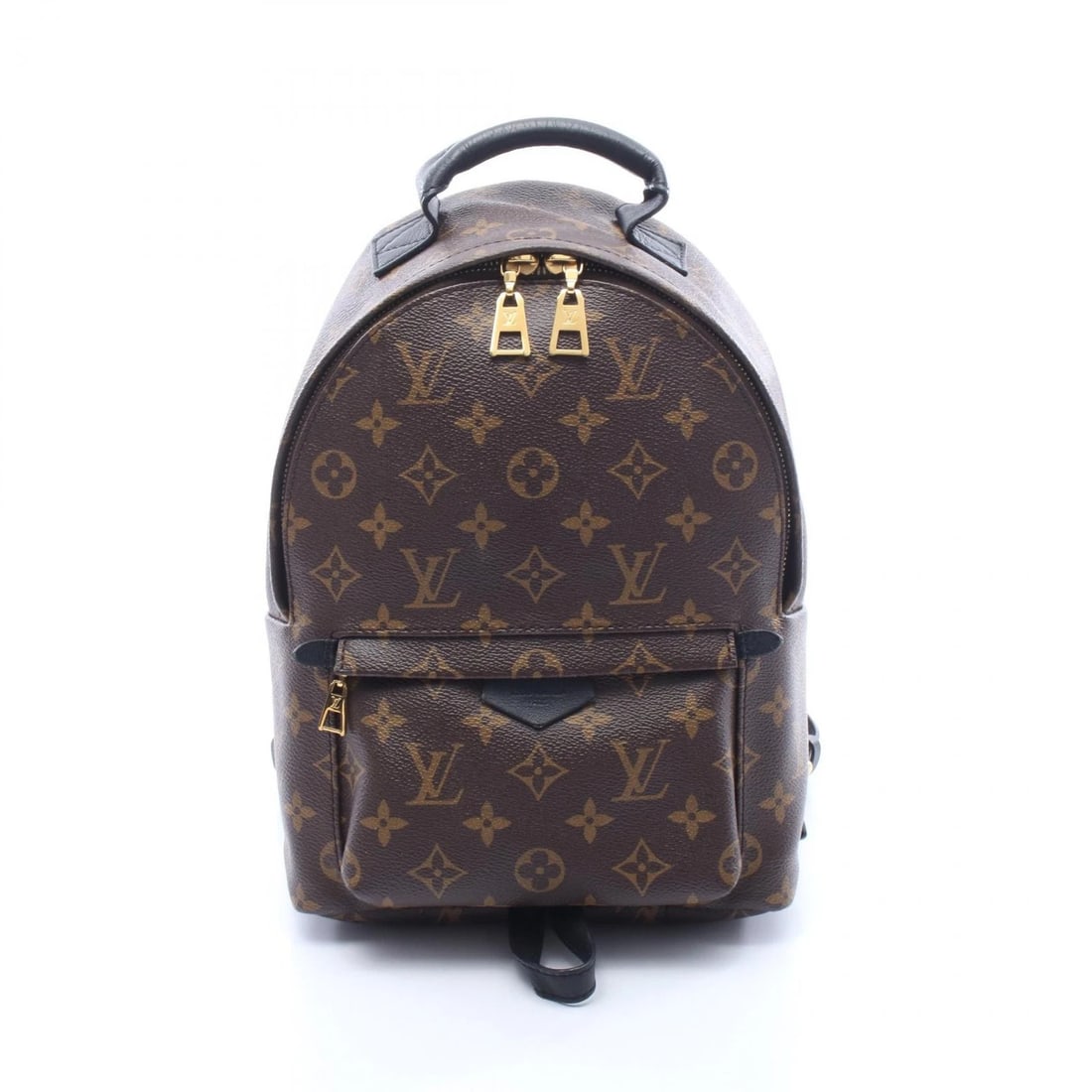 LOUIS VUITTON PALM SPRINGS PM RUCKSACK BACKPACK: LOUIS VUITTON Palm Springs PM Rucksack Backpack Brand: LOUIS VUITTON Type: Rucksack Backpack Material: Monogram × PVC coated canvas × leather Color: Brown??ish colors × Black??ish colors Size: (H:1
